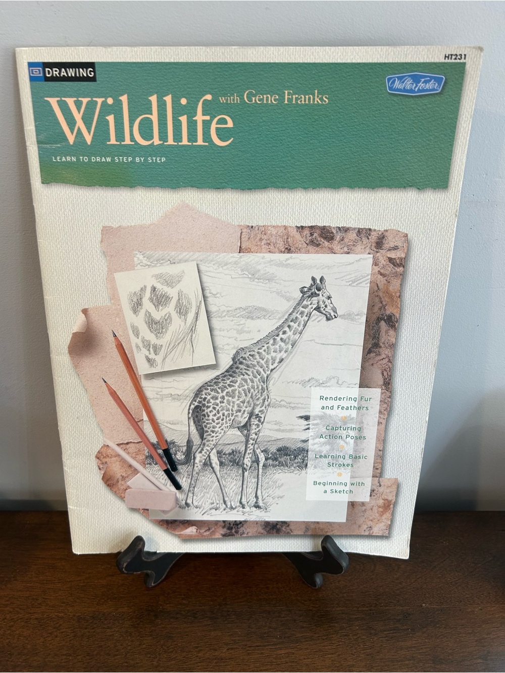 “Drawing Wildlife With Gene Franks” Learn To Draw With Pencil Step By Step Read
